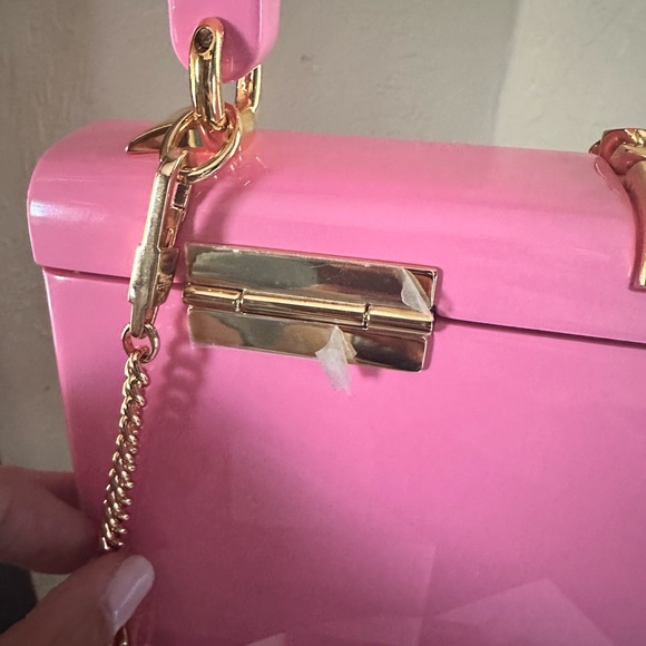 GUCCI 1969 Sylvie 🩷Temporarily Off Market🩷 Authentic Pink Acrylic/Leather 🩷💃 - Picture 8 of 16